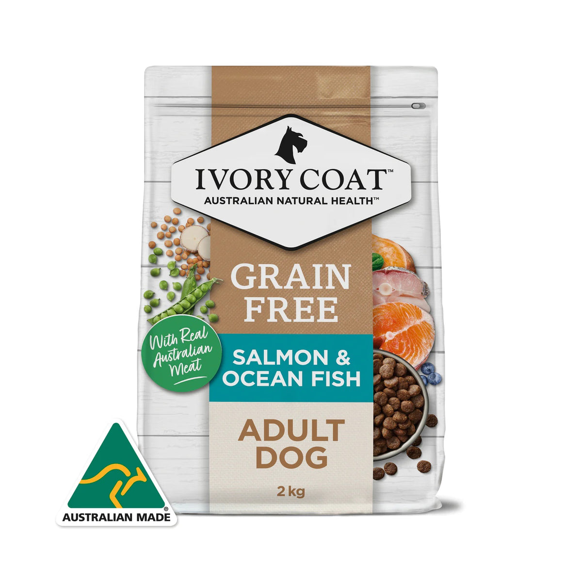 Ivory Coat Grain Free Adult Ocean Fish and Salmon Dry Dog Food