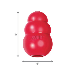 KONG Classic Red Dog Toy