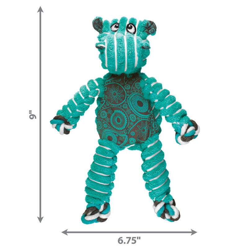 KONG Floppy Knots Hippo Dog Toy