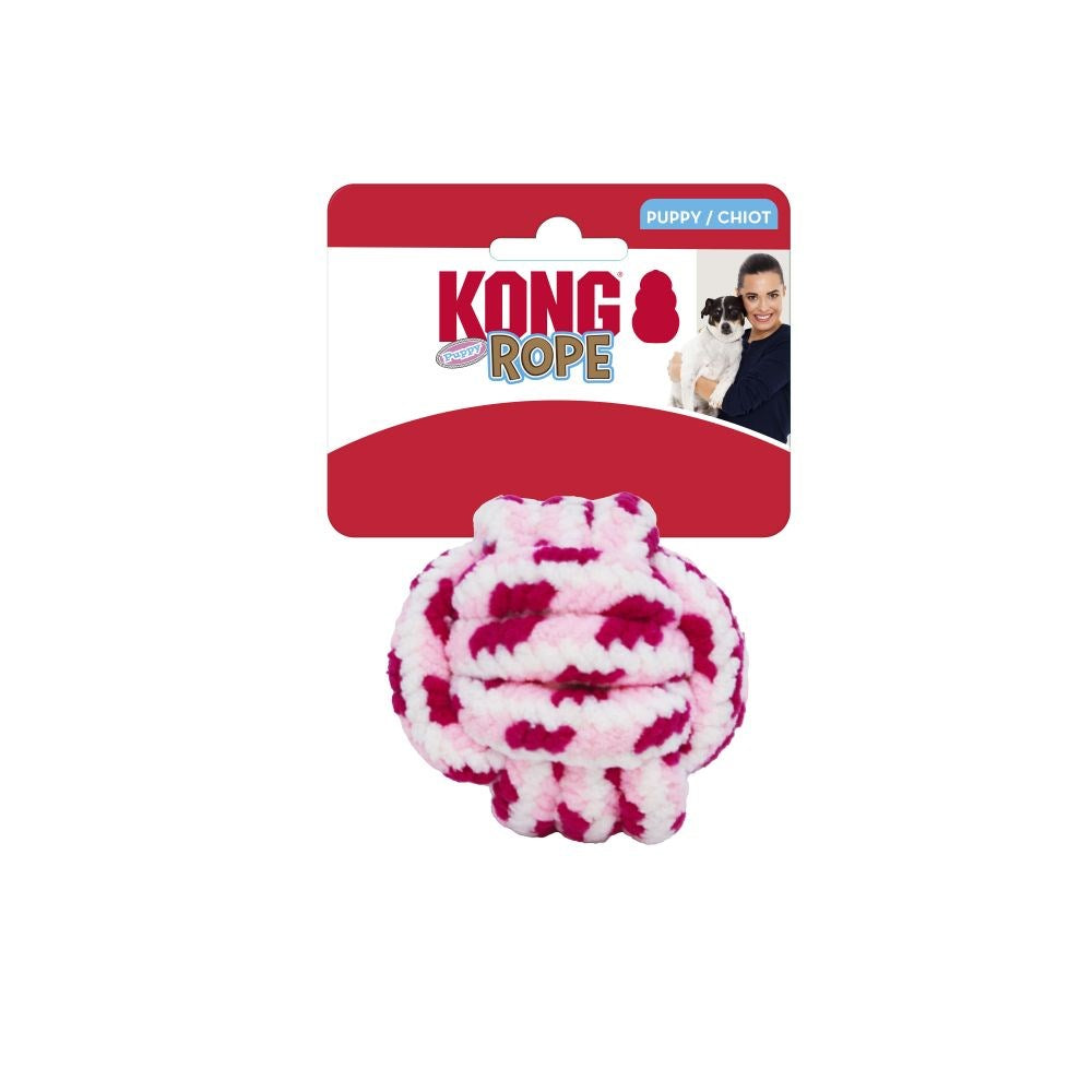KONG Puppy Rope Ball Dog Toy