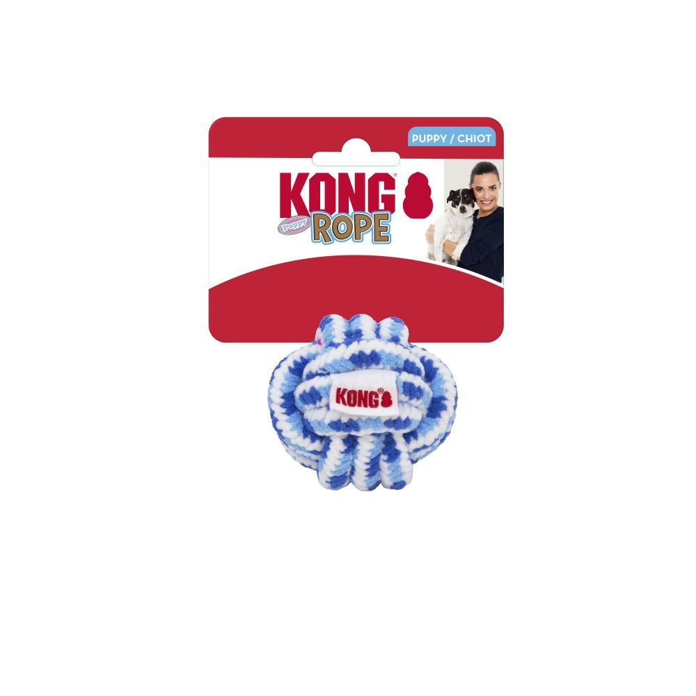 KONG Puppy Rope Ball Dog Toy