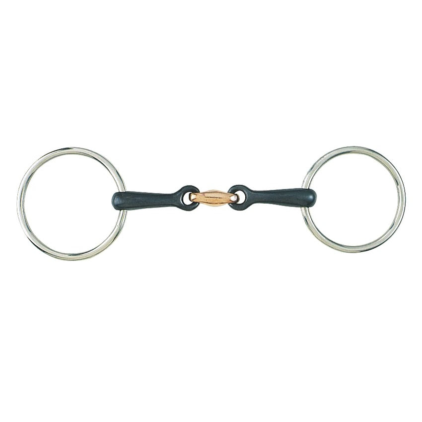 Loose Ring Training Snaffle Bit with Sweet Iron Copper Mouth