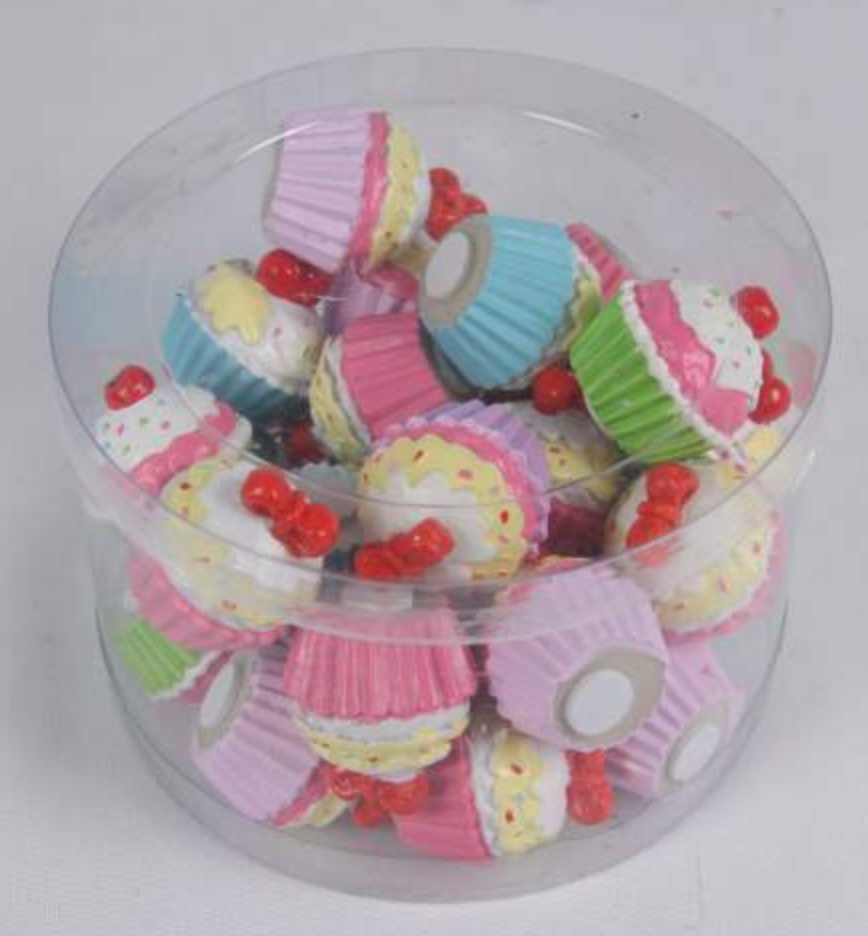Miniature Craft Cup Cake 4 Asstd