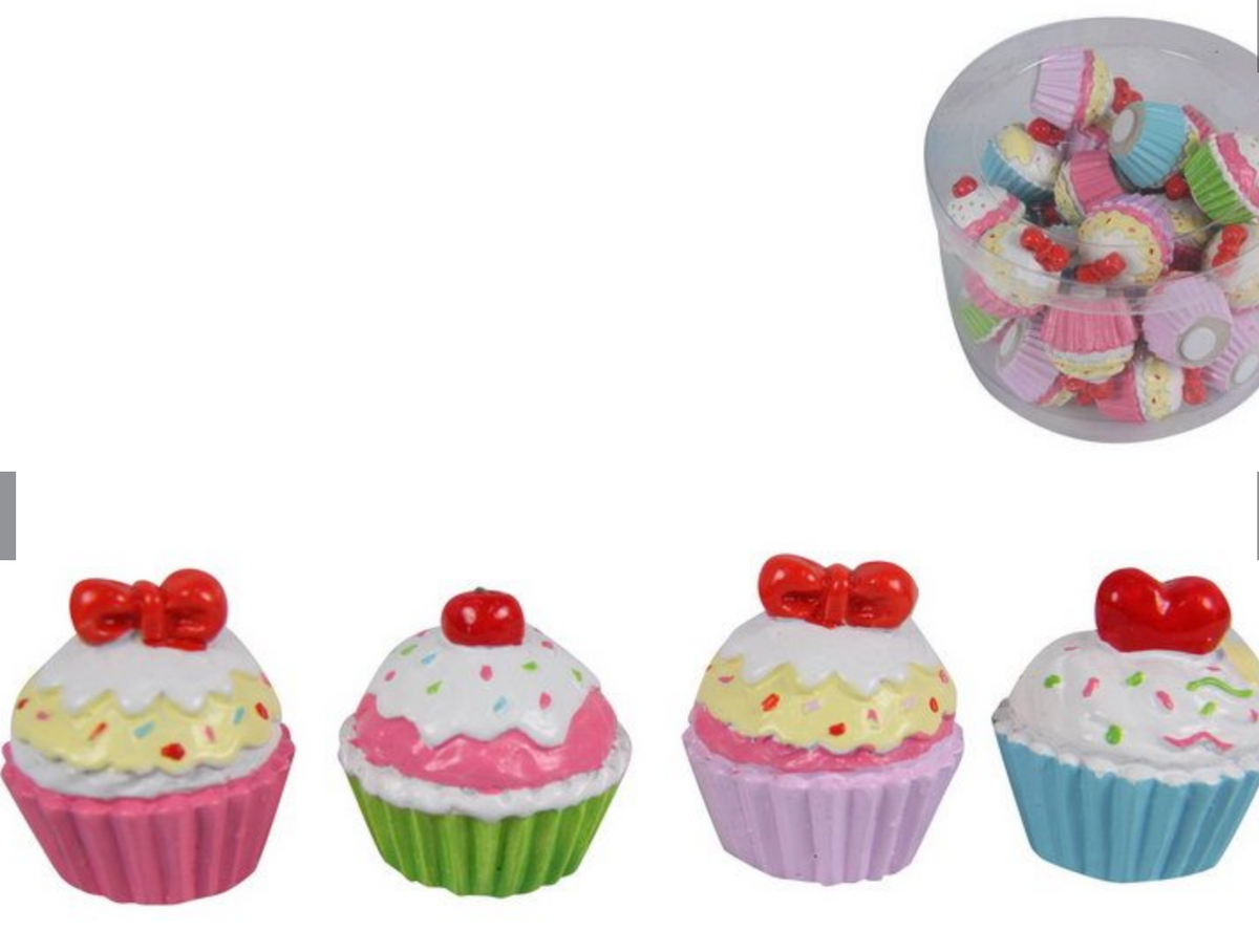 Miniature Craft Cup Cake 4 Asstd