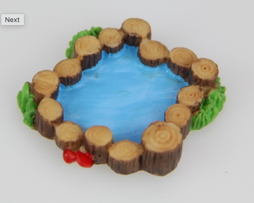 Miniature Fairy Garden Waterfall/Pond 3 Asstd