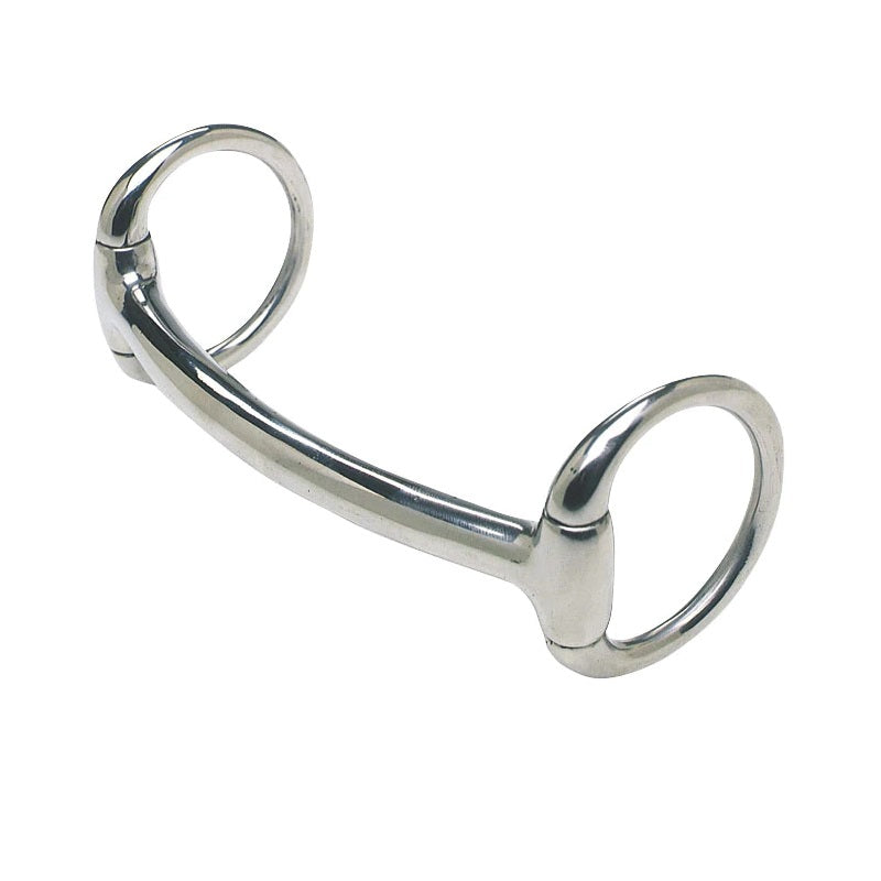 Mullen Mouth Eggbutt Bit with Small Round Rings