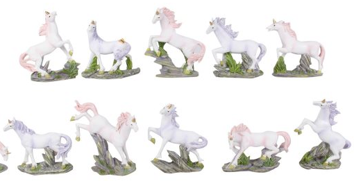 Mystical Unicorn 12 Asstd - 7cm