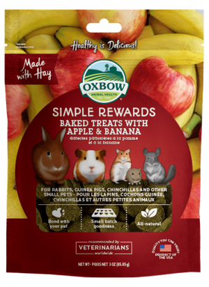 Oxbow Simple Rewards Apple and Banana 85g