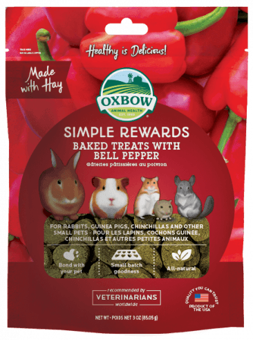 Oxbow Simple Rewards Treats with Bell Pepper 85g