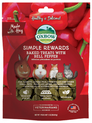 Oxbow Simple Rewards Treats with Bell Pepper 85g
