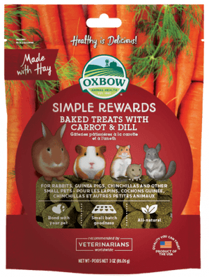 Oxbow Simple Rewards Carrots and Dill 85g