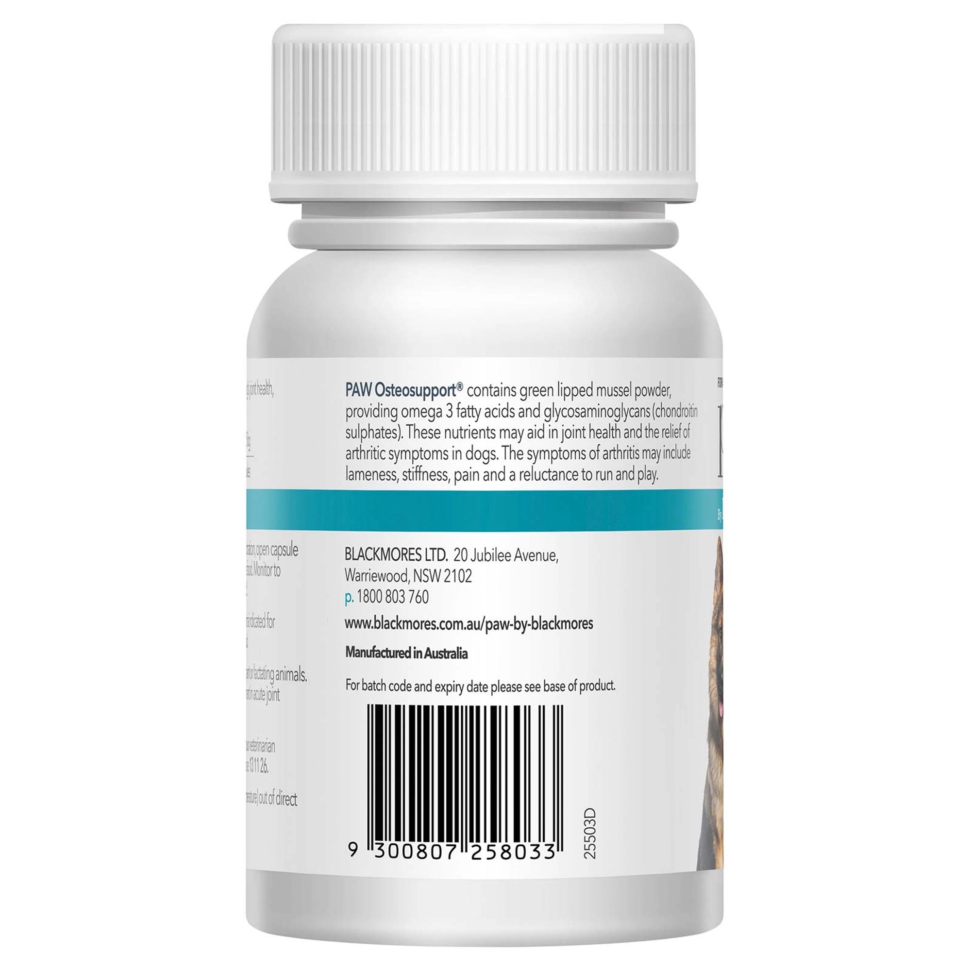 PAW by Blackmores Osteosupport Joint Care Powder for Dogs
