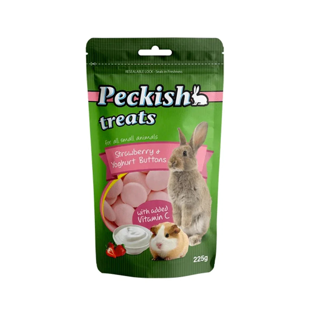 Peckish Strawberry and Yoghurt Small Animal Treats