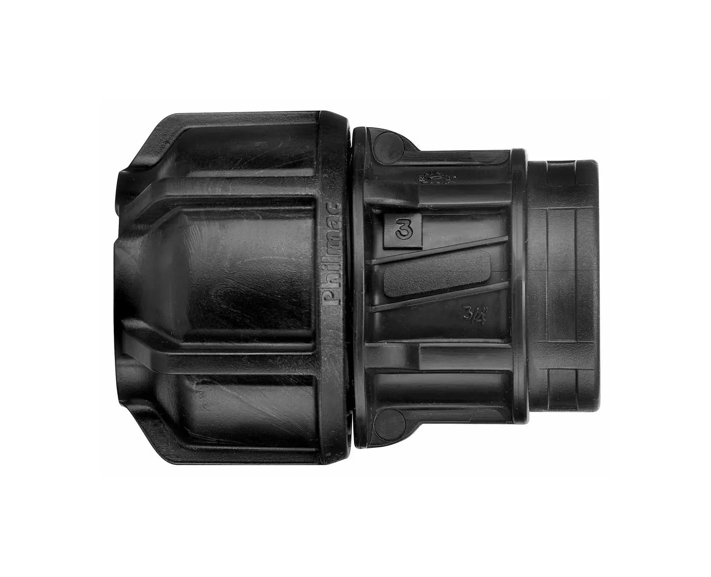 Philmac 3G Metric End Connector Poly x FI BSP