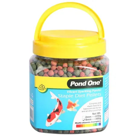 Pond One Staple Diet Pellet Food 4mm 360g
