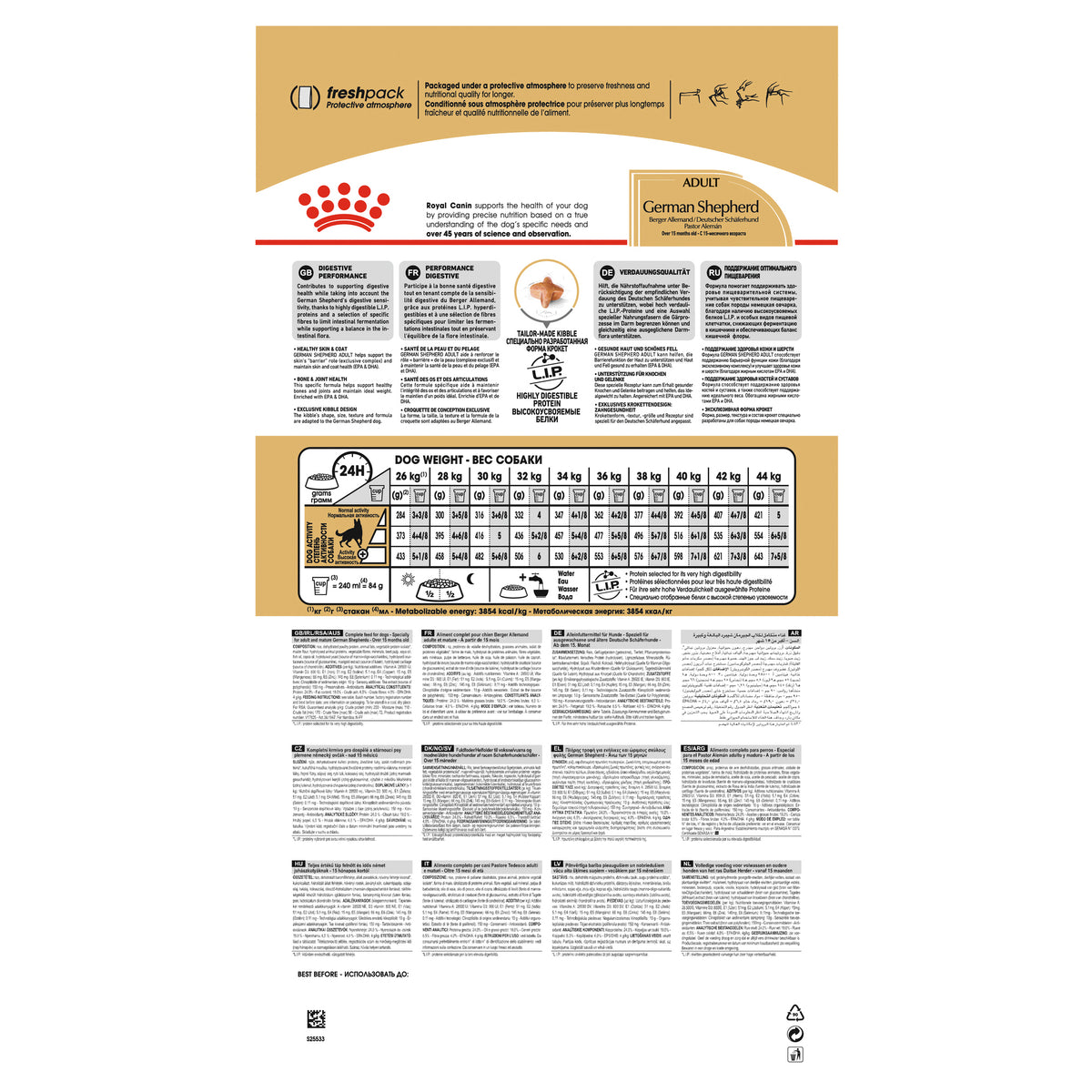 Royal Canin German Shepherd Adult Dry Dog Food