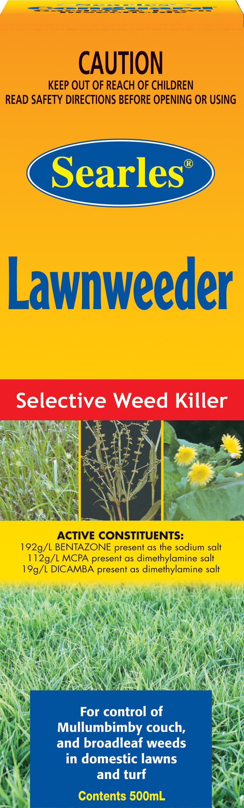 Searles Lawn Weeder Herbicide - Bentazone MCPA Dicamba