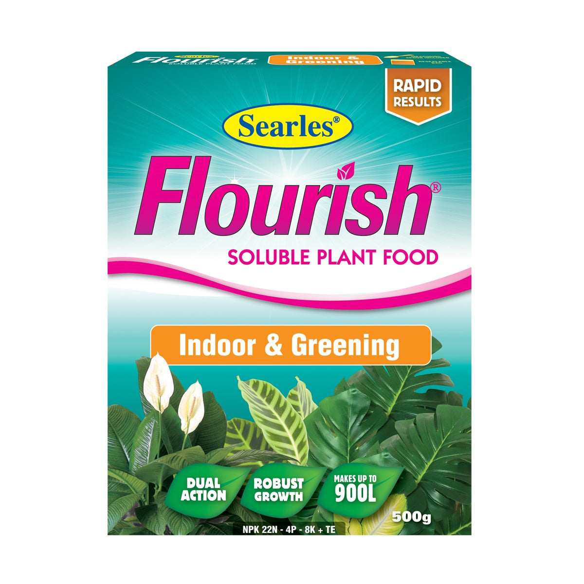 Searles Flourish Soluble Plant Food - Indoor & Greening