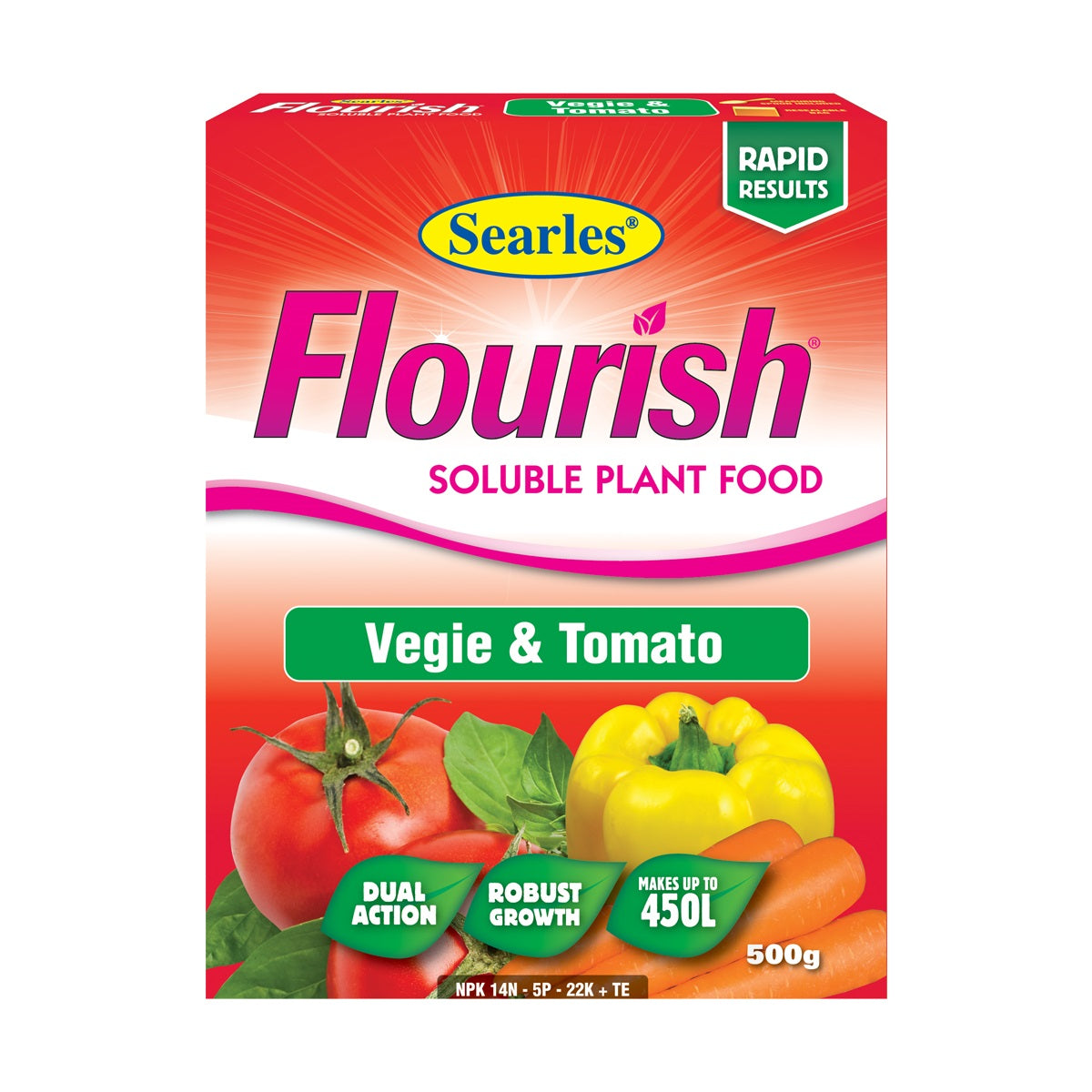 Searles Flourish Soluble Plant Food - Vegie & Tomato