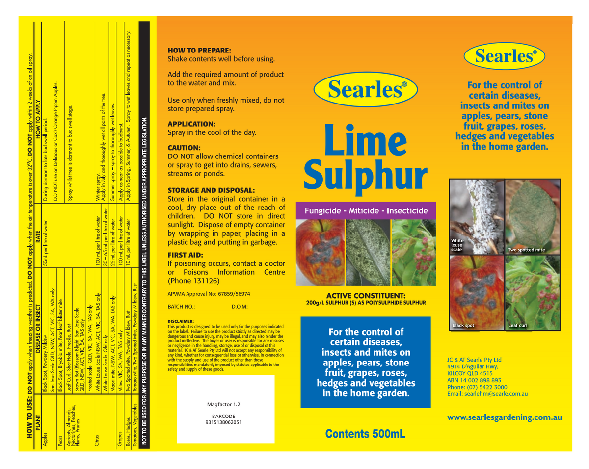 Searles Lime Sulphur