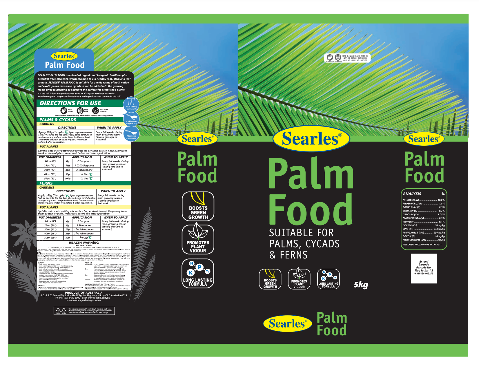 Searles Palm Food