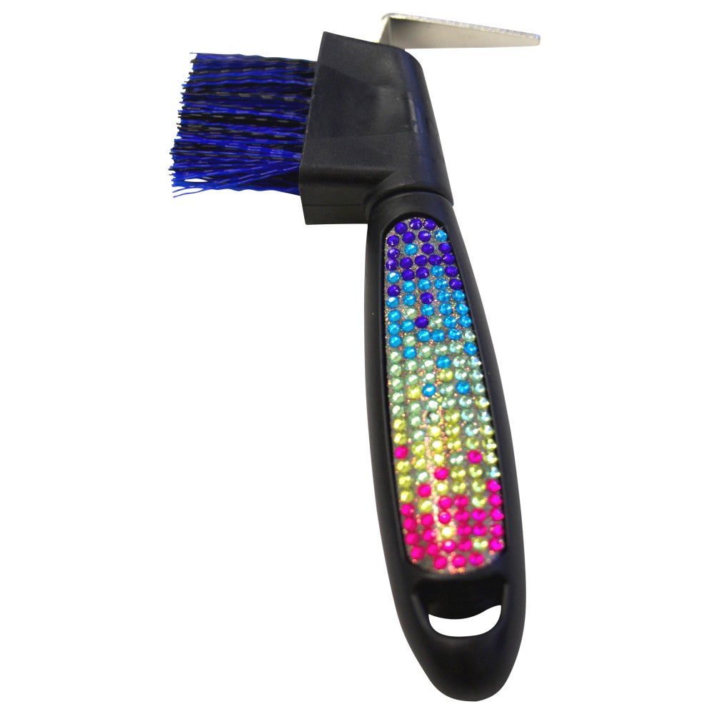 Showmaster Hoofpick and Brush with Crystals