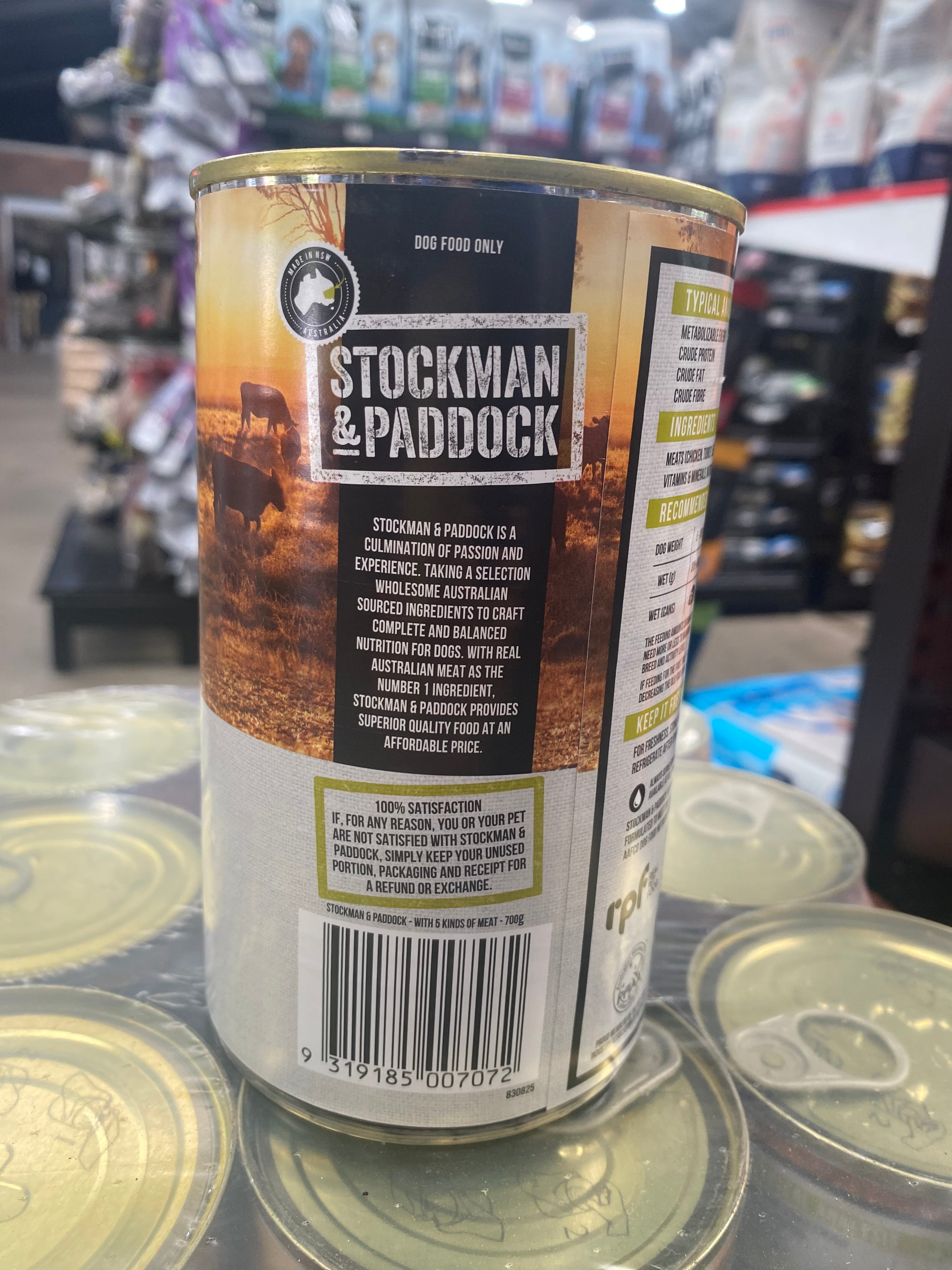 Stockman Paddock Adult Dog 5 Meat Wet Dog Food 12 x 700g