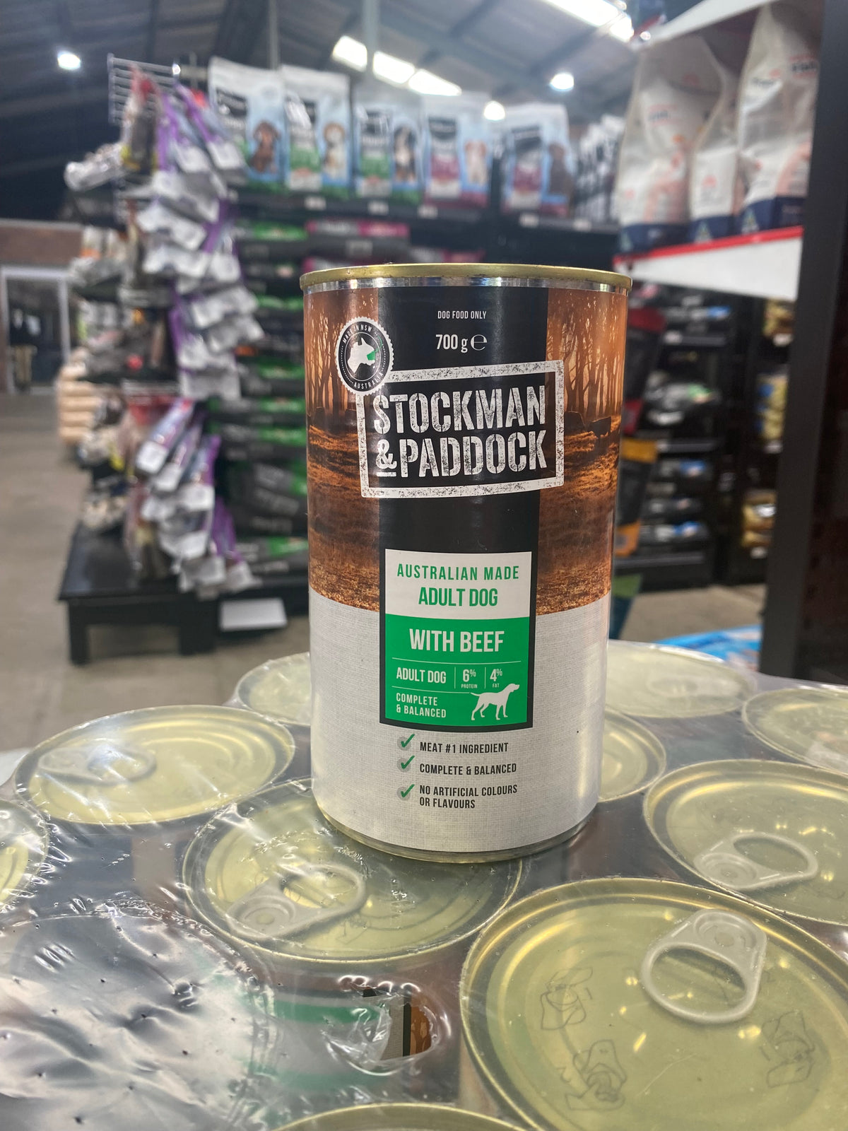 Stockman & Paddock Adult Dog Beef Wet Dog Food 12 x 700g Brookies