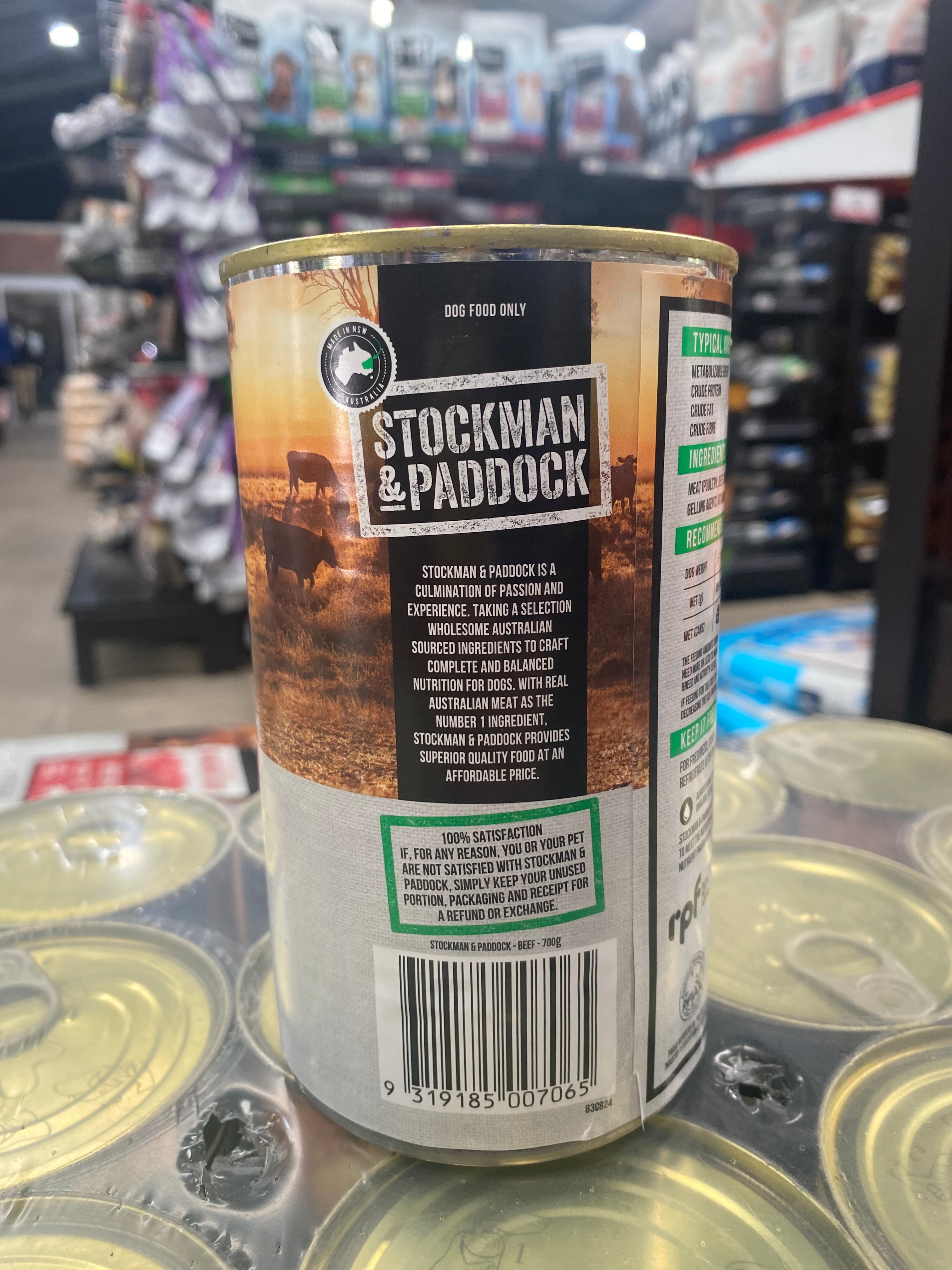 Stockman dog food sale