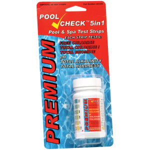 Pool Check Premium 5 in 1 Test Strips