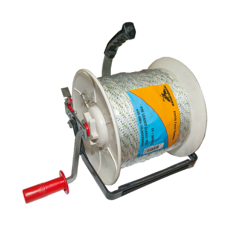 Thunderbird EF-36G47A Geared Reel with 400m Thunderbraid