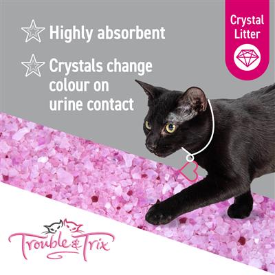 Trouble and Trix Fresh Scent Crystal Cat Litter