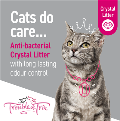 Trouble and Trix Fresh Scent Crystal Cat Litter