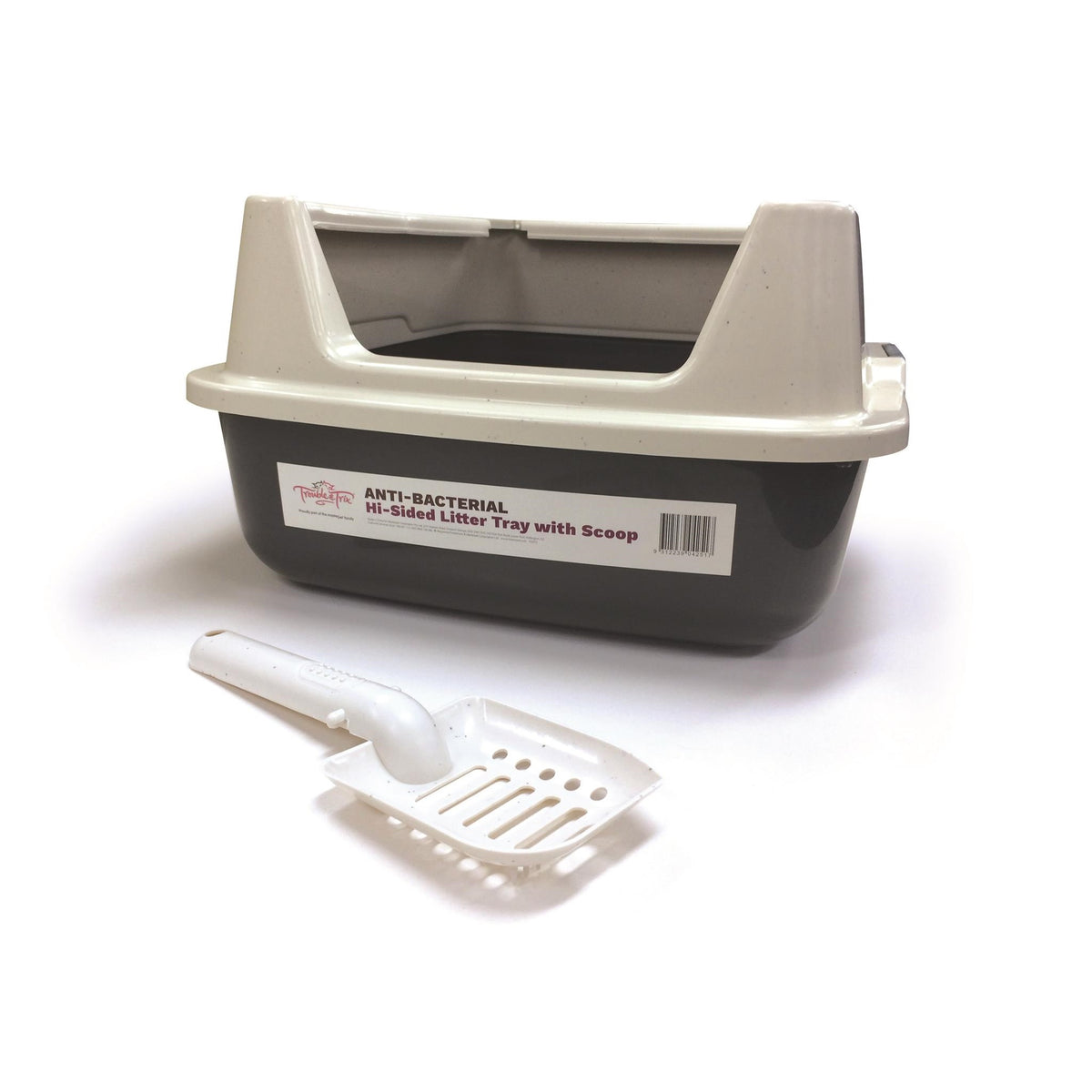 Trouble and Trix Hi-Sided Litter Tray with Scoop