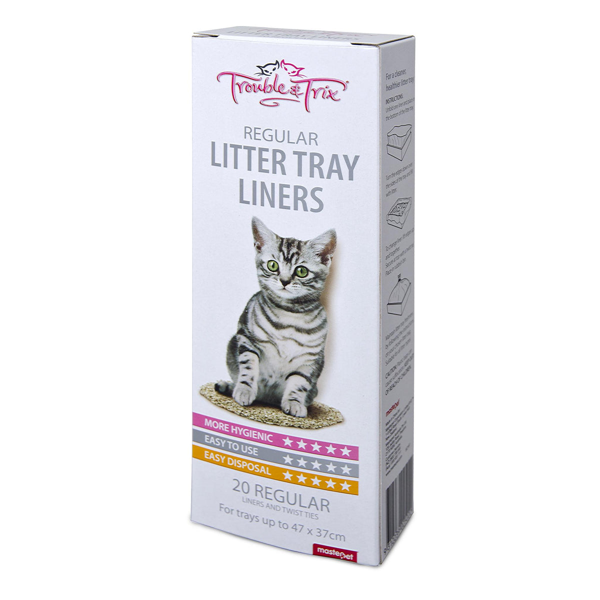Trouble and Trix Litter Tray Liners