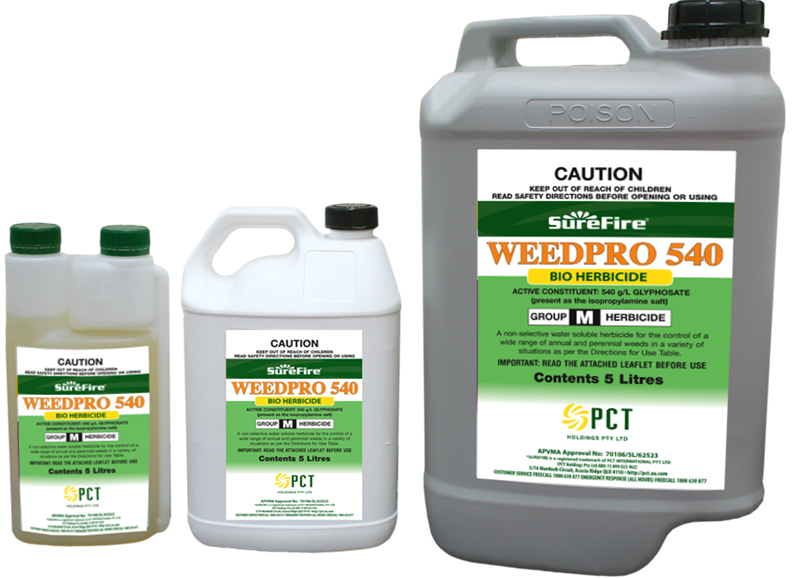 fosburi herbicide Surefire WeedPro 540 Herbicide - 540g/L Glyphosate