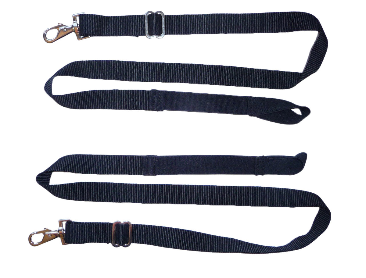 Wild Horse Leg Straps with Elastic Webbing Combo