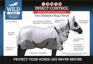 Wild Horse Ripstop Rug with Attached Hood and Ears