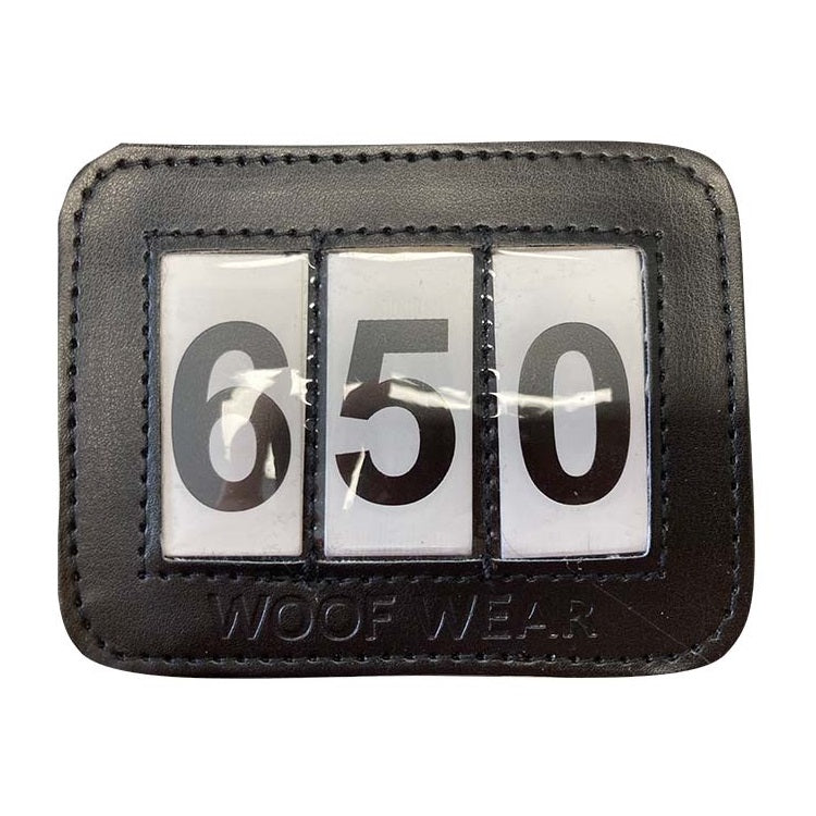 Woof Wear Bridle Number Holder
