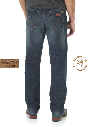 Wrangler Retro Slim Straight Jean Bozeman 34 Leg