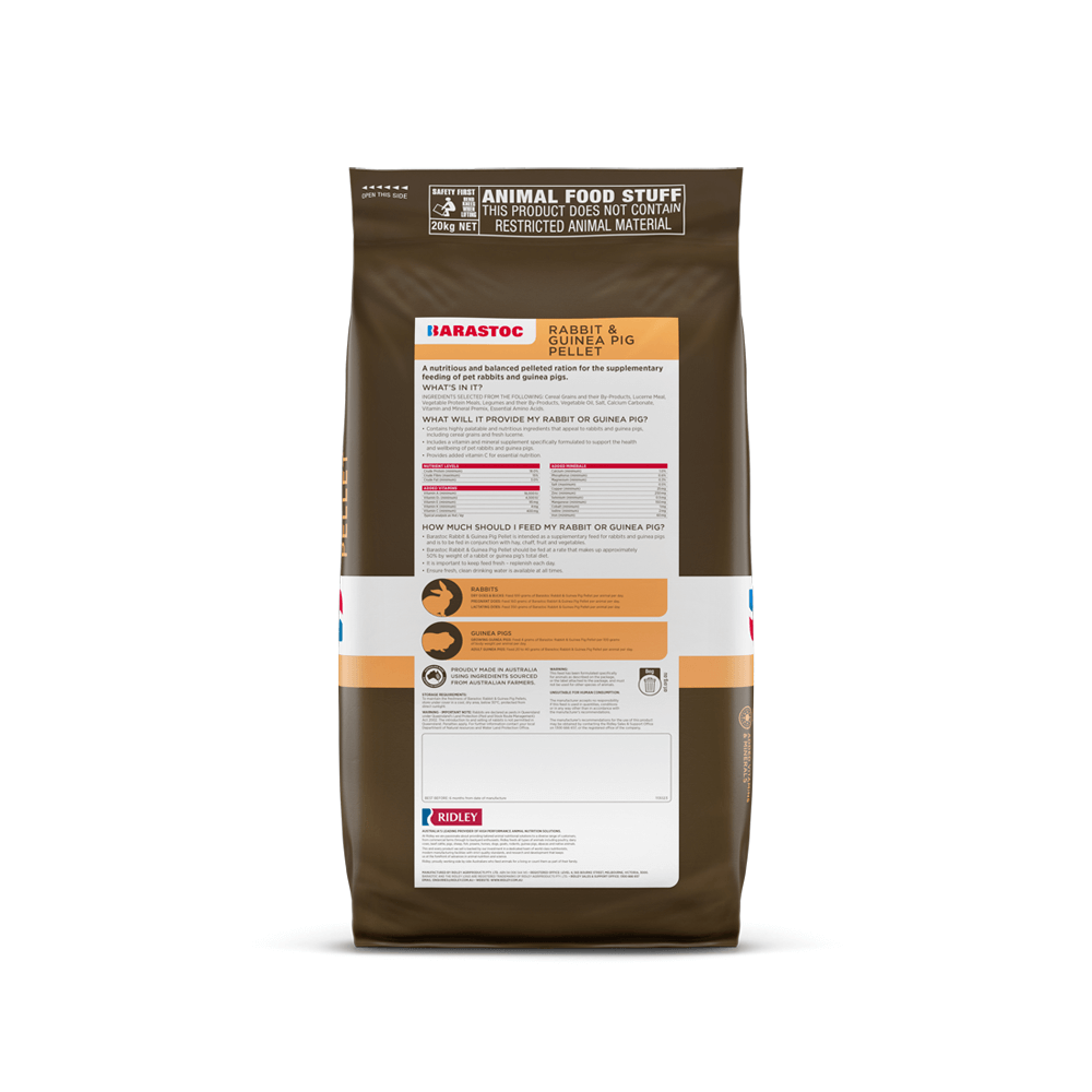 Barastoc Rabbit and Guinea Pig Pellets