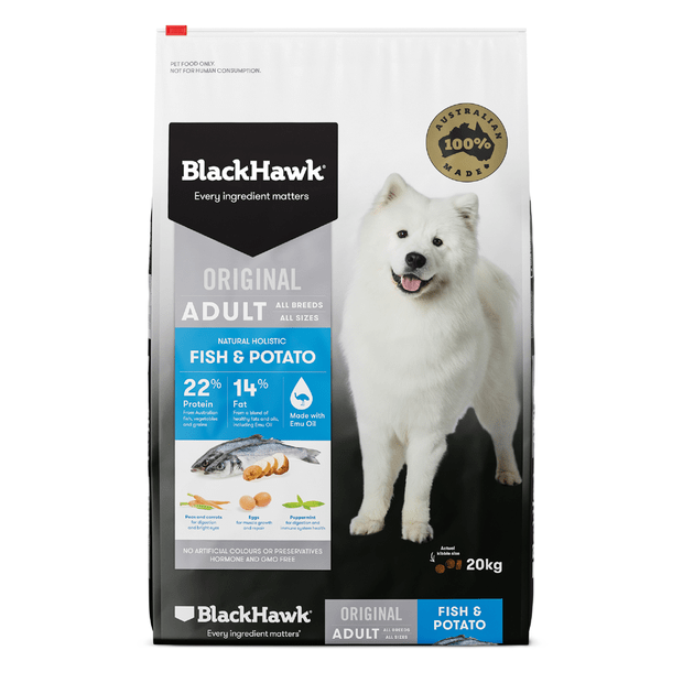 Black Hawk Adult Fish And Potato Dry Dog Food