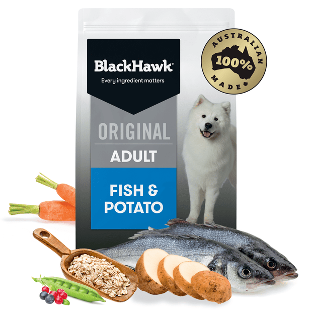 Black Hawk Adult Fish And Potato Dry Dog Food