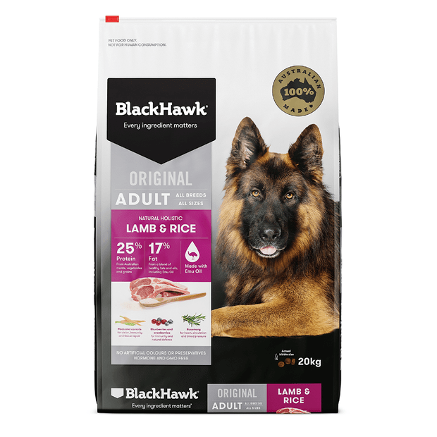 Black Hawk Adult Lamb And Rice Dry Dog Food