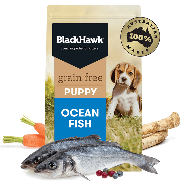 Black Hawk Grain Free Puppy Ocean Fish Dry Dog Food