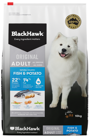 Black Hawk Adult Fish And Potato Dry Dog Food