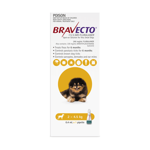 Bravecto for online dogs 2 pack