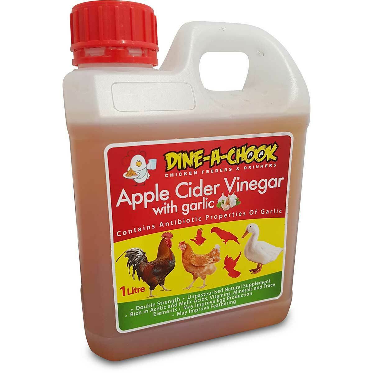 Dine A Chook Apple Cider Vinegar with Garlic Double Strength