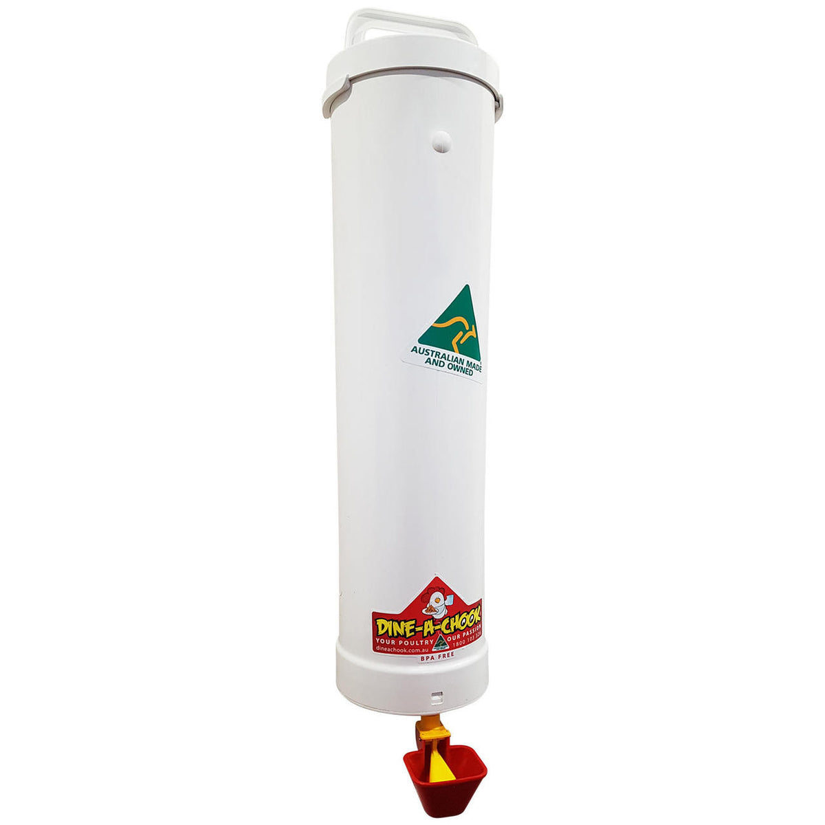 Dine A Chook Poultry Drinker 4L - Single Cup