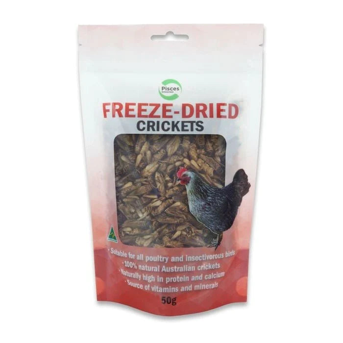 Pisces Freeze Dried Crickets 45g